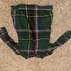 Flannel long sleeve plaid